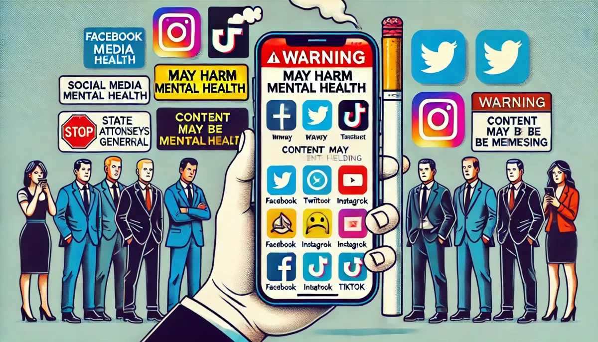 State Attorneys General Call for Social Media Warning Labels