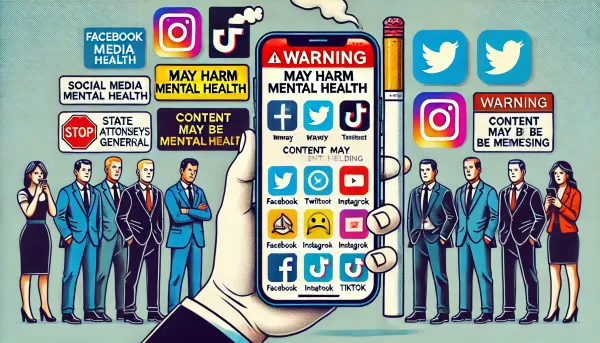 State Attorneys General Call for Social Media Warning Labels